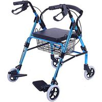 Elderly Shopping Carts Elderly Carts Elderly Walkers Foldable Walking Aids for Wheels Suitable for Elderly with Reduced Mobility, Rehabilitation Training