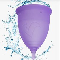 V CUPS Menstrual Cups Model 1 Purple US Manufactured
