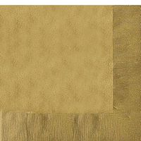 3 Ply Paper Dinner Napkins | 20ct (Gold)