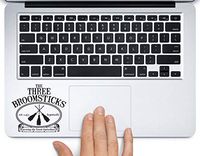 Three Broomsticks Sign Harry Potter Printed Trackpad Clear Vinyl Decal Sticker Compatible with Apple MacBook Pro Air 11" 12" 13" 15" All Years Laptop Trackpad Keyboard (15" Macbook Pro Retina)