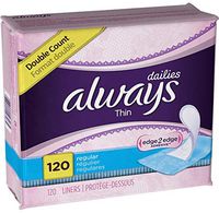 Always Thin, Unscented 120 ea (Pack of 9)
