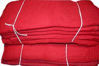 ATLAS Towels Red Shop Towels - (Pack of 25) - Size 13 x 13 Inches - Commercial Grade - Reusable, Washable, 100% Cotton Cleaning Cloths - Perfect Rags for Mechanic, Garage, Shops and Bar Mop