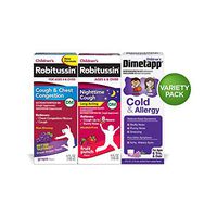 Children’s Robitussin Cough &Chest/Night time Long Acting/Dimetapp Cough & Allergy-- 3, 4 oz bottles