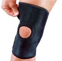 Bilt-Rite Mastex Health X3 Neoprene Hinged Knee Support, Black, Large