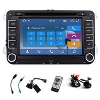 Car DVD CD Player GPS Navigation Stereo Autoradio Radio For Volkswagen VW Jetta Golf Skoda Passat Seat Head Unit+Canbus 7 Inch Touchscreen FM AM iPod Free Backup Camera