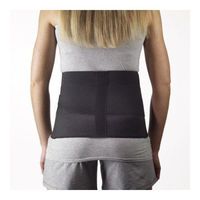 Corflex E/N Lumbar Back Support Brace - Belt for Back Pain-Black-XL - Black