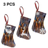 Santa Claus Snowman Christmas Figure Decoration Winter Whitetail Deer Trendy for Funny Xmas Party