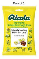 Ricola Natural Herb Cough Drops Original 21 Each (Pack of 5)