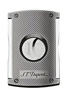 Personalized S.T. Dupont Chrome Grid MaxiJet Cigar Cutter with Free Laser Engraving