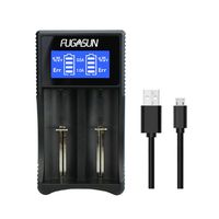 18650 Battery Charger, LCD Universal Intelligent 18650 USB Battery Charger for Li-ion/Ni-MH/Ni-Cd 18650 18490 18350 17670 17500 16340 (RCR123) 14500 A AA AAA AAAA (USB Charger)