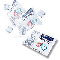 HEROLILY Reusable (HDR) Heat & Ice Sheets Packs, Extreme Freeze Cooler, for Food Hiking Camping Outdoor, 5.1" x 3.8" Inch 4 Ply Re-freezable Non Toxic Leakproof Refrigerant Pack - 5 Sheet