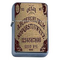 Ouija Board Flip Top Oil Lighter D4 Talking Spirit Occult Witchcraft Spooky