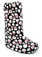 My Recovers Walking Boot Cover for Fracture Boot, Fashion Cover in Skulls, Tall Boot, Made in USA, Orthopedic Products Accessories (Large)