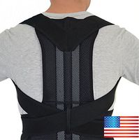 Unisex Neoprene Full Back Posture Corrector Brace-Sizes S-XXL (Medium)