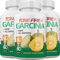 Tone Fire Garcinia Pills - Advanced Weight Loss - Thermogenic Fat Burning Formula (3 Month Supply)