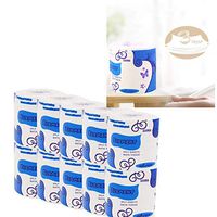 10 ROLL Paper Towels Ultra Soft Paper Towels, Facial Tissues, Toilet PaperWet water, Household cleaning supplies For babies and adults