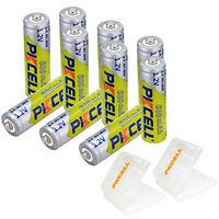 1.2V AA NIMH Rechargeable Batteries 600mAh for Garden Solar Lights 10PC with 2Pcs AA AAA Box