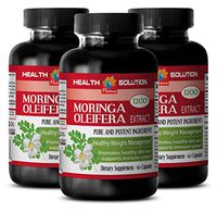 Moringa Oleifera Organic - Moringa OLEIFERA Extract 1200 - Supplements to Increase Immune System 3 Bottles, 180 Capsules