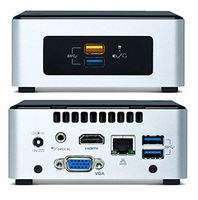 Intel NUC Desktop/HTPC, Intel Dual-Core Upto 2.16Ghz, 8Gb DDR3, 120GB SSD, WIFI + Bluetooth, 4k Support, Dual monitor Capable, Windows 7 Professional 64bit