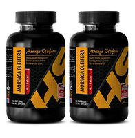 Fat Burner for Men Weight Loss Pills - Moringa OLEIFERA 4:1 Extract - Moringa Leaf Powder Capsules - 2 Bottle 120 Capsules