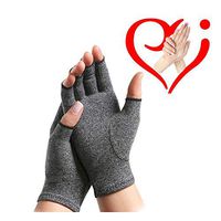 Arthritis Gloves Compression Reynauds Syndrome Fingerless Gloves Carpal Tunnel  Arthritis Relief Neuropathy Rheumatoid & Osteoarthritis Therapeutic Gloves for Women Men L