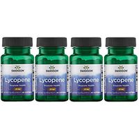 Swanson Lycopene Supplement, Prostate Health Supplement 20 mg, 60 Softgels (4 Pack)