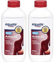 Equate - Antacid/Anti-Gas Liquid - Maximum Strength, Cherry Flavor, 12 fl oz (Pack of 2)
