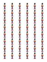 tkcutecandies123 48 Christmas Nutcracker Envelope Seals Labels Stickers 1.2" Round