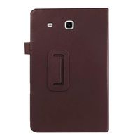 Iusun For Samsung Galaxy Tab E T560/T561 9.6inch Tablet Thinnest and Lightest Leather Cover Case +Tocuh Pen (Brown)