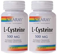 Free-Form L-Cysteine 500mg Solaray 30 Caps