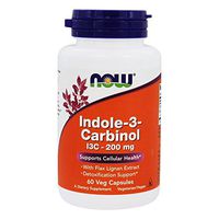 NOW Foods Indole-3-Carbinol with Flax Lignans -- 60 Veg Capsules