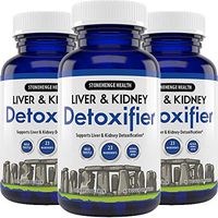 Stonehenge Health Liver & Kidney Detoxifier - Natural Max Strength Formula - Milk Thisle + Beet Root + Artichoke Extract + Dandelion + Chicory Root + Chanca Piedra + Yarrow (3 Pack)
