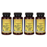 Swanson Vegetarian Glucosamine & Msm 60 Veg Capsules (4 Pack)