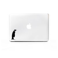 (2X) StickAny Laptop Series Penguin Sticker for MacBook Pro, Chromebook, Surface Pro, and More (Black)