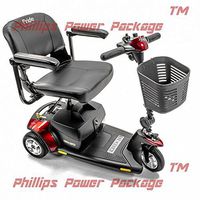 Go-Go Elite Traveller 3-Wheel - Pride Mobility - PHILLIPS POWER PACKAGE TM - TO $500 VALUE