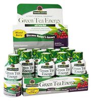 Nature's Answer Green Tea Energy Shot Brain Booster with Yerba Mate (12 Pack) Energy Shots Green Tea Shot
