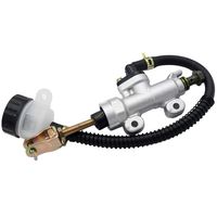 CNCMOTOK Rear Brake Master Cylinder Reservoir for 50cc 70cc 110cc 125cc Yerf Dog 150cc Arctic Cat 700 EFI 2006 Roketa Taotao ATV Dirt Pit Bike American Sportworks Carbide 150cc Karts Honda ATC 250R