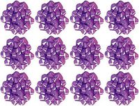 PMU Gift Bows Confetti, Medium, Lavender (12/Pkg) Pkg/1