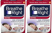 Breathe Right Nasal Strips to Stop Snoring, Drug-Free, Extra Tan, 52 (Count)