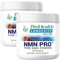 ProHealth NMN Powder 2-Pack (15 Grams per jar) Nicotinamide Mononucleotide | NAD+ Precursor | Supports Anti-Aging, Longevity and Energy | Non-GMO