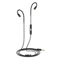 hellodigi MMCX Upgrade Headphones Cable, 120 Oxygen-Free Copper core Cable, MMCX Replacement Cable, Four-Level Stereo, Suitable for SE215 SE315 SE425 SE535 SE846 UE900S (with Mic)