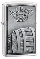 Zippo Personalized Message Engraved on Backside Customized Jack Daniel's Lighter Windproof Lighter (Style31)
