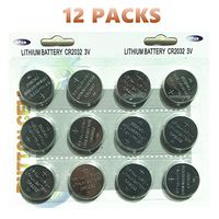 CR2032 Batteries, 3 Volt Lithium Coin Cell Button 2032 Watch/Candles Battery(12 Pack)