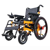 FC-LY Electric Wheelchair is Foldable and Portable, The Longest Driving 20Km 20A Lithium Battery 24 Inch Wheels, Two Modes are Suitable for The Elderly