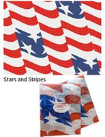 Tissue Paper with Designs Printed Tissue Paper for Gift Wrapping 24 Decorative Sheets 20" X 30" (Stars and Stripes)