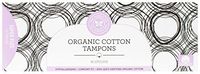Honest Organic Cotton Tampons with No Applicator, Super Plus, 20 Count