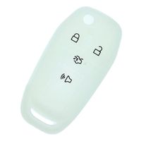 MonkeyJack 4BTN Silicone Key Cover Fob Protect Case for Ford F-150 2015-2016 Explorer 2013-2016 - Luminous