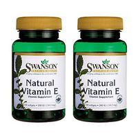 Swanson Natural Vitamin E 200 Iu (134.2 Milligrams) 100 Sgels (2 Pack)