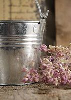 Wayfair Tiny Galvanized Buckets 3.5" with Handles