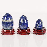 ZHLZZ Undrilled Lapis Yoni Egg Pelvic Kegel Exercise Lazuli Jade Egg Tightening Vaginal Muscle Crystal Ball Massage Stone